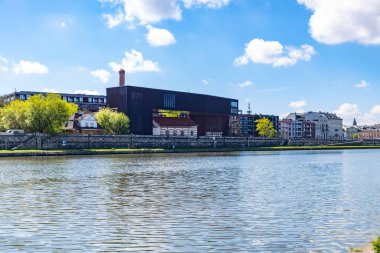 19 Nisan 2025 Krakow, Polonya. Cricoteka - Tadeusz Kantor Müzesi ve modern bir kültür kurumu