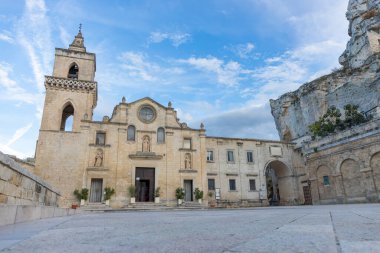 22 Ekim 2026, Matera, İtalya. San Pietro Barisano, Matera şehrindeki bir rock kilisesidir.