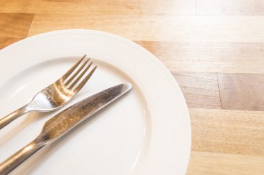 Çatal ve bıçak fotoğrafı 