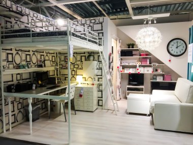 İsveç - Ağustos 01:Interior mobilya mağazası Vasteras 