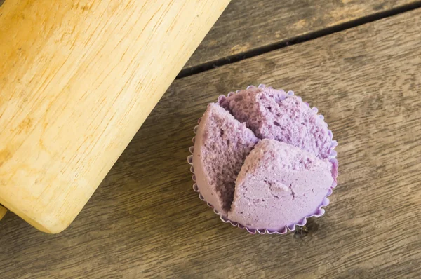 Pastel de taza de algodón-lana uno de postre tailandés — Foto de Stock