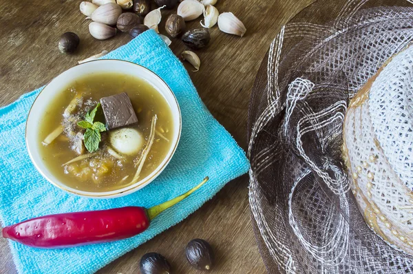 Balık maw çorba, Çin yemeği — Stok fotoğraf