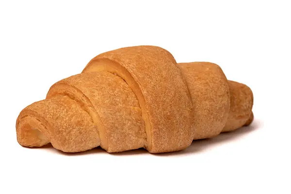 Köstliches gebratenes Croissant. Brötchen zum Frühstück. Teesnack. — Stockfoto