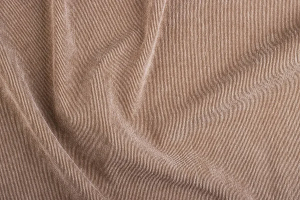 Textuur Van Gedraaide Crème Corduroy Textiel Voor Achtergrond Abstract Corduroy — Stockfoto