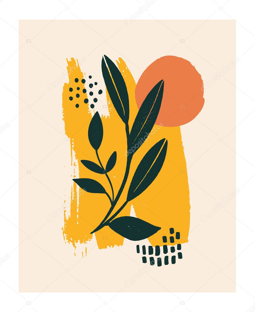 Simple design template of background. Abstract creative background in minimal trendy style.