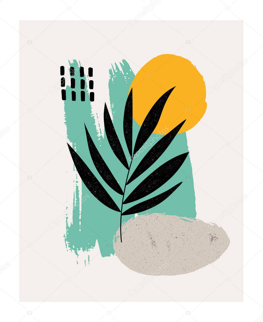 Simple design template of background. Abstract creative background in minimal trendy style.