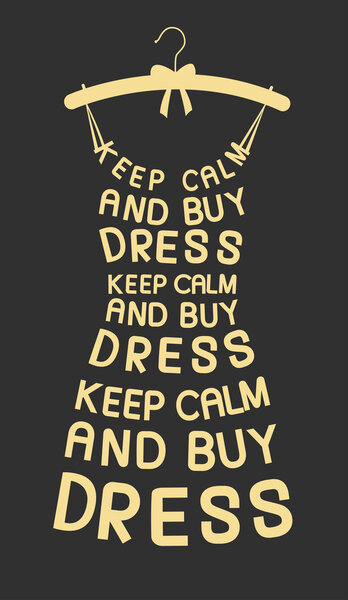 Женское платье из цитат
.