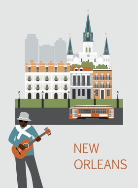 Adam gitar New Orleans ile