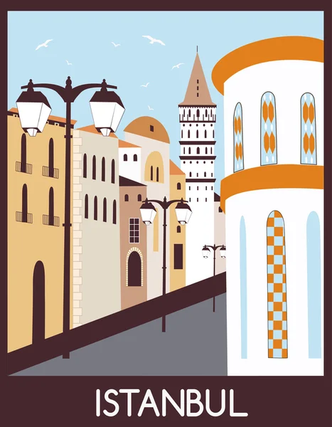 Calle Estambul — Vector de stock