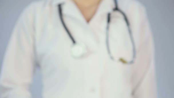 Güvenilir sağlık Uzman Teklifler yardım eli hastaya, güven klinik Hizmetleri için — Stok video