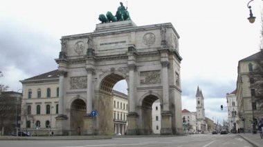 Siegestor, Münih, ünlü mimari landmark zafer kapısı zafer takı