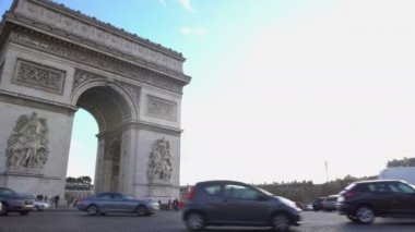 Paris, Fransa'da neoklasik mimarisinin grand Anıtı zafer takı