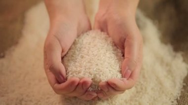 Beyaz avuç pirinç, Asya, yüksek kaliteli gıda ürün yetiştirilen tahıl tahıl
