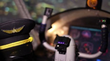 Pilot şapkası, okul, eğitim fırsat uçan Uçuş Eğitim Simülatörü