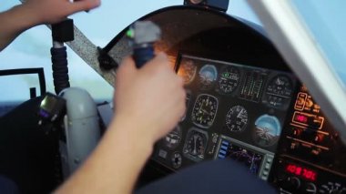 Pilotun el arıza kokpit paneli, uçuş kontrol sistemi hata çalıyor