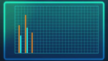 Bilgisayar tarafından oluşturulan atış çubuk grafik, analitik anket sonuçlarının tanıtım