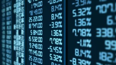 Çin'deki borsa kazasında, fiyatlandırma ve tırnak veri güncelleştirmeleri elektronik panosuna