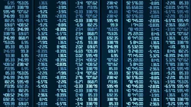 Resultaten van de analytische verwerking van de gegevens in elektronische bestuur, computeranimatie — Stockvideo