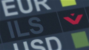 İsrail Şekeli düşüyor. Dünya döviz piyasası varsayılan. Küresel mali kriz