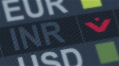 Hint Rupisi düşüyor. Dünya döviz piyasası varsayılan. Küresel mali kriz