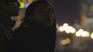 İlişki, iki sevgili arasındaki gergin sessizlik içinde sorunları genç Çift