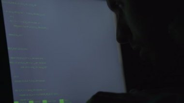 Sistem, Siber Suçlar ihlal için kod yazarak adam geceleri, Web hacking