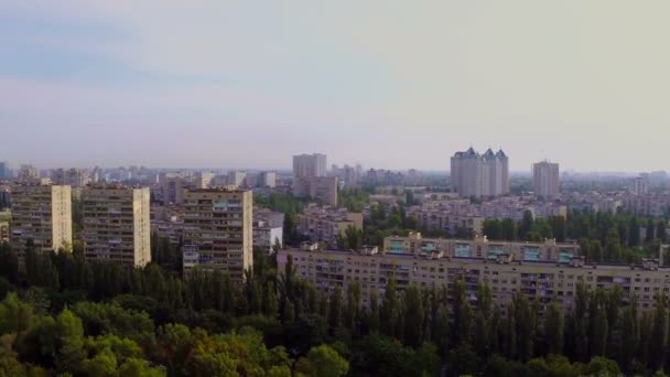 Büyük şehir panoraması — Stok video