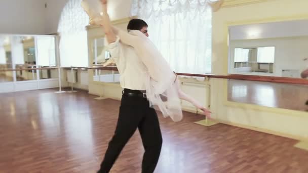 Ballettpaar — Stockvideo