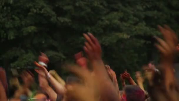 Les gens jettent les mains en l'air — Video