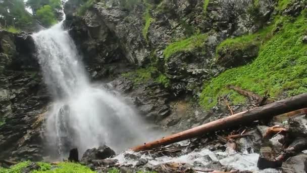 Cascada turbulenta — Vídeo de stock