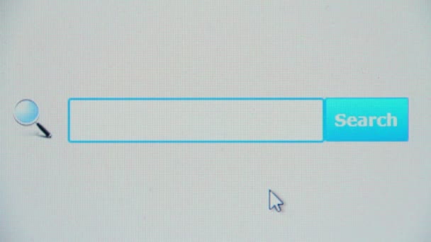 Usa hoje - Consulta de pesquisa do navegador — Vídeo de Stock
