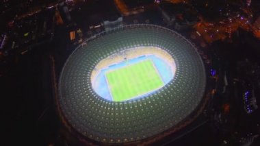 Futbol Arena Üstten Görünüm