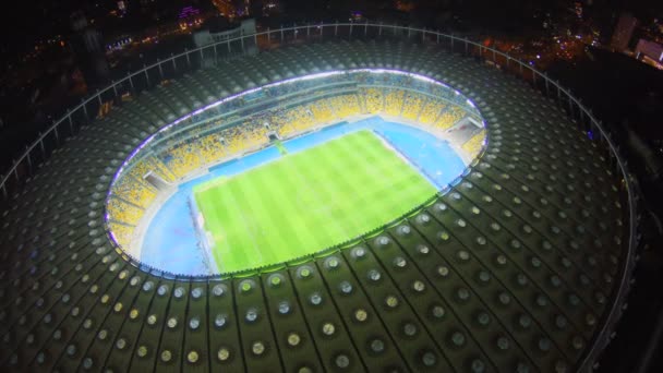 Futbolistas en el campo — Vídeo de stock