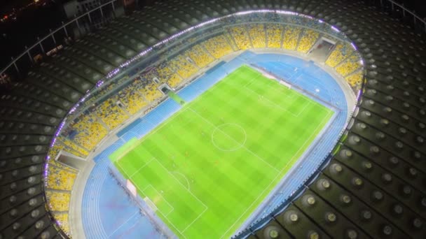 Stadio di calcio Olympiyskiy — Video Stock