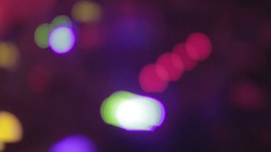 Professional sound equipment, DJ hands, defocused video effect