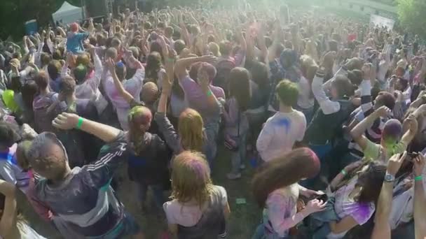 Celebration of Holy Color Festival — Stock Video