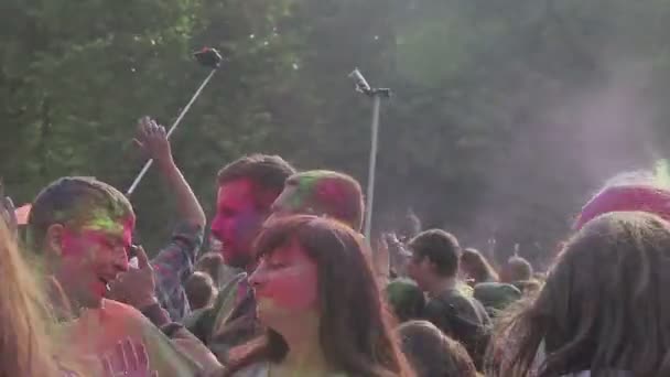 Célébration du Festival des couleurs sacrées — Video