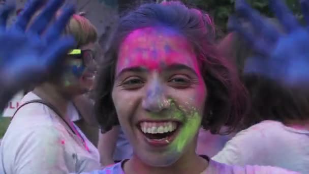 Célébration du Festival des couleurs sacrées — Video