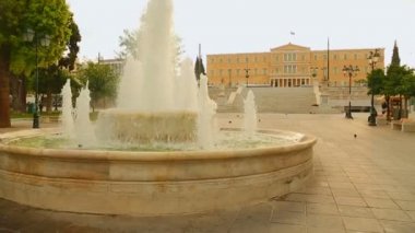 Anayasa Meydanı ve Atina, Yunanistan'ın başkenti bina Parlamento