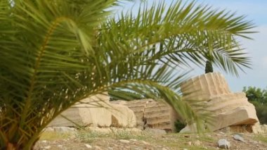Yaz tatil dinlenme egzotik ülkede, klasik antik mimari
