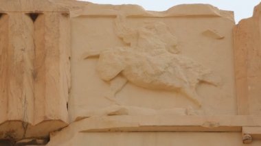 Süvari, dekorasyon antik Parthenon friz üzerinde gösterilen kabartma kalıntıları