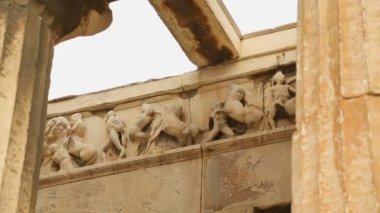 Antik Bina kalıntıları, klasik mimari Mermer heykel dekorasyon