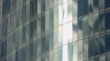 Modern Cam bina duvar, şirket ofisleri windows görüntüsünü oluşturma