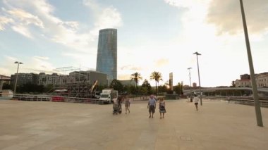 Yaz alacakaranlıkta aktif kentsel yaşam