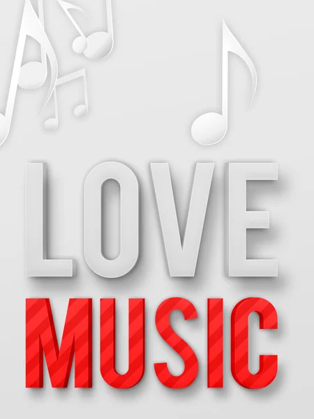 Älska musik — Stockfoto