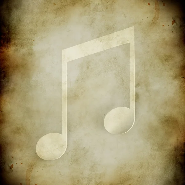 Old music page — Stock Photo, Image