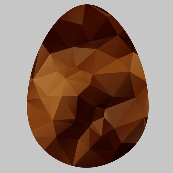 Huevos de Pascua de colores inusuales en estilo cubismo. Fondo vectorial — Vector de stock