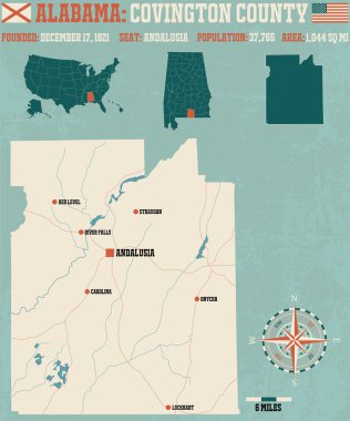 Covington ilçe Alabama ABD