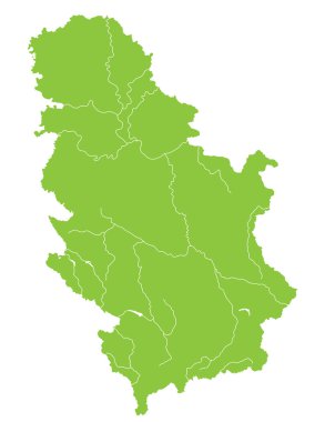 Sırbistan Haritası