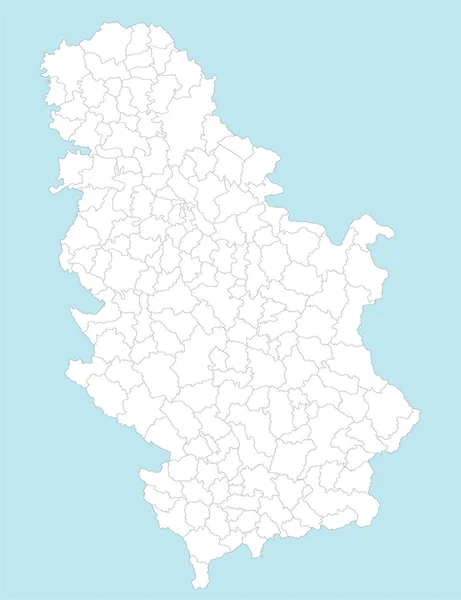 Mapa Serbii — Wektor stockowy